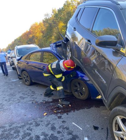 Accident Rutier N Care Au Fost Implicate Cinci Autovehicule Foto